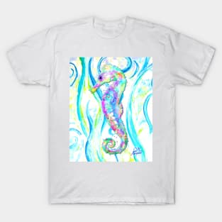 Seahorse Swimming in the Ocean T-Shirt